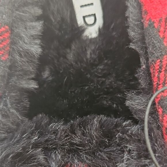 Torrid Red and Black Checkered Moccasin Slippers - Picture 10 of 16